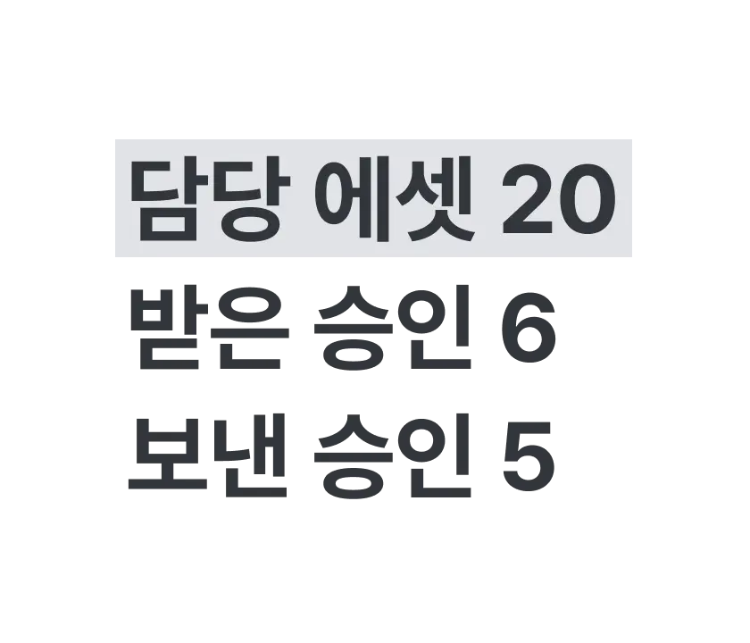 내 작업 목록